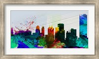 Framed Buffalo City Skyline