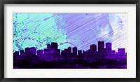 Framed Anchorage City Skyline