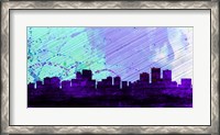 Framed Anchorage City Skyline
