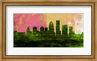 Framed Louisville City Skyline