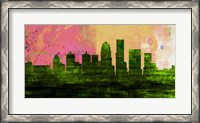 Framed Louisville City Skyline