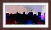 Framed Madison City Skyline