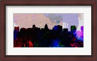 Framed Madison City Skyline
