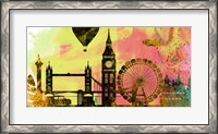 Framed London City Skyline