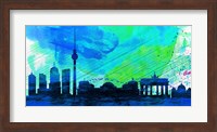 Framed Berlin City Skyline