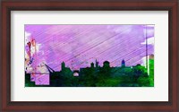 Framed Dublin City Skyline