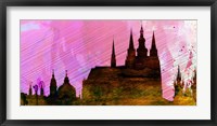 Framed Prague City Skyline