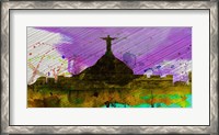 Framed Rio City Skyline