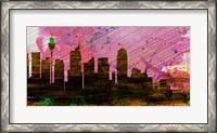 Framed Sydney City Skyline