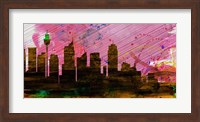 Framed Sydney City Skyline