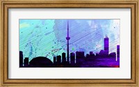 Framed Toronto City Skyline