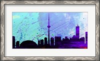 Framed Toronto City Skyline