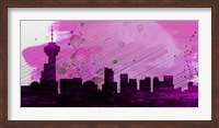 Framed Vancouver City Skyline
