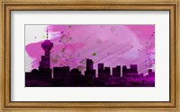 Framed Vancouver City Skyline