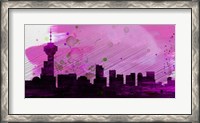 Framed Vancouver City Skyline