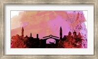 Framed Venice City Skyline