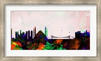 Framed Istanbul City Skyline