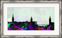 Framed Stockholm City Skyline