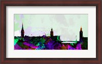 Framed Stockholm City Skyline