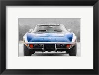 Framed 1972 Corvette Front End