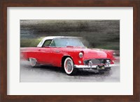 Framed 1955 Ford Thunderbird