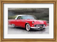 Framed 1955 Ford Thunderbird