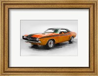 Framed 1968 Dodge Challenger