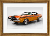 Framed 1968 Dodge Challenger