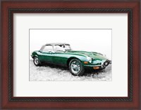 Framed 1961 Jaguar E-Type