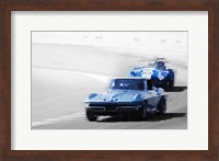 Framed Corvette and AC Cobra Shelby