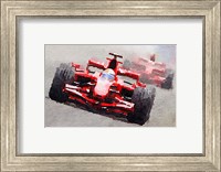 Framed Ferrari F1 Race