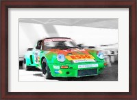 Framed Porsche 911 Turbo
