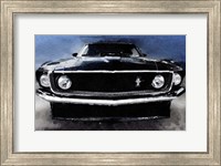 Framed 1968 Ford Mustang Shelby Front