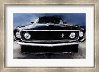 Framed 1968 Ford Mustang Shelby Front