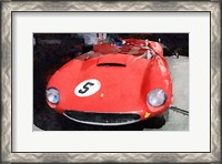 Framed 1962 Ferrari in the Pits