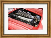 Framed Ferrari 250 GTO Engine