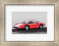 Framed Ferrari Dino 246 GT