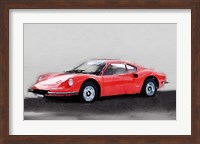 Framed Ferrari Dino 246 GT