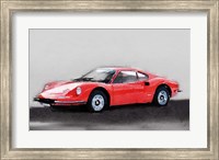 Framed Ferrari Dino 246 GT