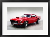 Framed 1969 Ford Mustang