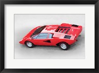 Framed 1974 Lamborghini Countach