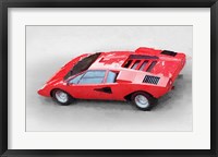 Framed 1974 Lamborghini Countach