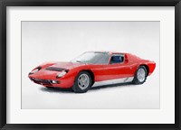 Framed 1969 Lamborghini Miura P400 S