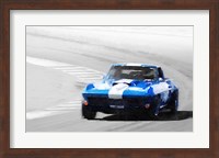 Framed Corvette Stingray Laguna Seca