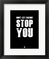 Framed Don't Let Failure Stop You 1