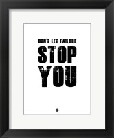 Framed Don't Let Failure Stop You 2