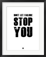 Framed Don't Let Failure Stop You 2