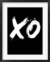 Framed XO Black