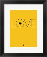 Framed Love Yellow