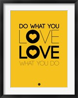 Framed Do What You Love What You Do 2